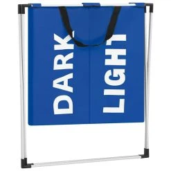 2-Section Laundry Sorter Blue -JIMMY Shop 2 Section Laundry Sorter Blue 461821 4