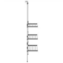 3-Tier Hanging Laundry Drying Rack Aluminium -JIMMY Shop 3 Tier Hanging Laundry Drying Rack Aluminium 515314 3
