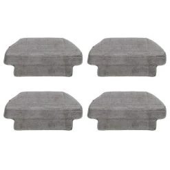Original 4pcs Xiaomi VIOMI V2/V2 PRO/V3/SE Robot Vacuum Cleaner Mopping Cloth - Gray