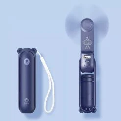 JISULIFE F8 Mini Fan Portable Fan 3 In 1 Multi-functional 2000mAh Bear USB Fan