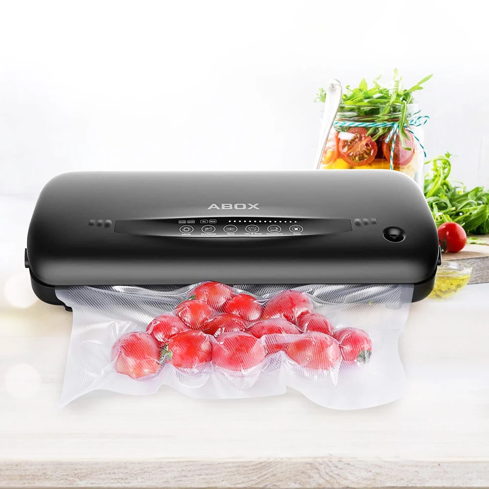 ABOX Vacuum Sealer Bag With Roll 11" X 197" Perfect For Store Fresh Or Frozen Food & Sous Vide Cooking 3 ABOX Vacuum Sealer Bag With Roll 11" X 197" Perfect For Store Fresh Or Frozen Food & Sous Vide Cooking - Image 3