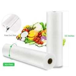 ABOX Vacuum Sealer Bag With Roll 11" X 197" Perfect For Store Fresh Or Frozen Food & Sous Vide Cooking 7 ABOX Vacuum Sealer Bag With Roll 11" X 197" Perfect For Store Fresh Or Frozen Food & Sous Vide Cooking -JIMMY Shop ABOX Vacuum Sealer bag with roll 11 496520 3