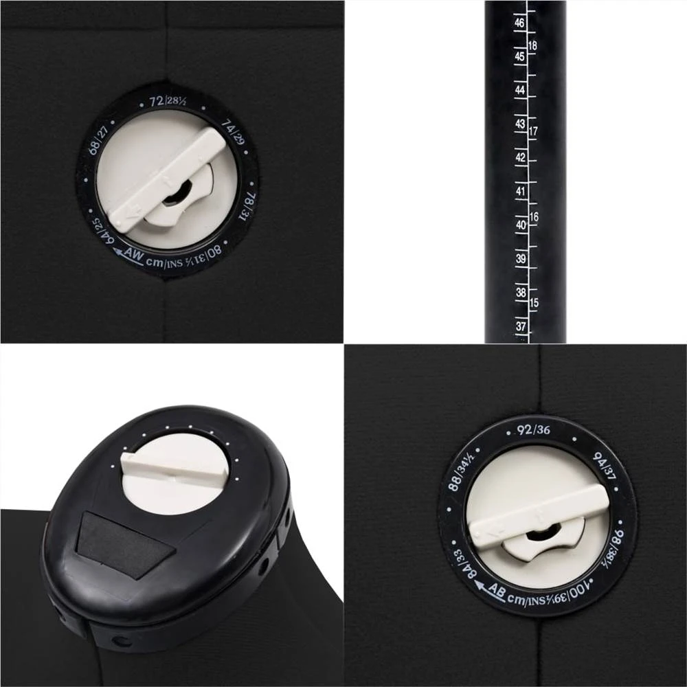 Adjustable Dress Form Female Black S Size 33-40 2 Adjustable Dress Form Female Black S Size 33-40 - Image 2