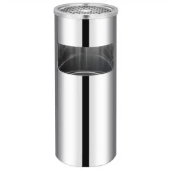 Ashtray Dustbin Hotel 30 L Stainless Steel -JIMMY Shop Ashtray Dustbin Hotel 30 L Stainless Steel 450583 2