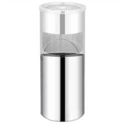 Ashtray Dustbin Hotel 30 L Stainless Steel -JIMMY Shop Ashtray Dustbin Hotel 30 L Stainless Steel 450583 3