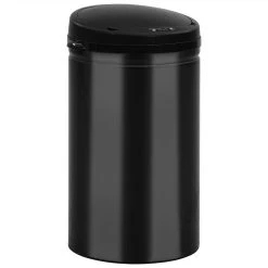 Automatic Sensor Dustbin 40 L Carbon Steel Black -JIMMY Shop Automatic Sensor Dustbin 40 L Carbon Steel Black 499676 4