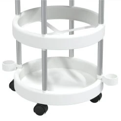 Cleaning Trolley With Storage Basket Aluminium -JIMMY Shop Cleaning Trolley with Storage Basket Aluminium 515412 3