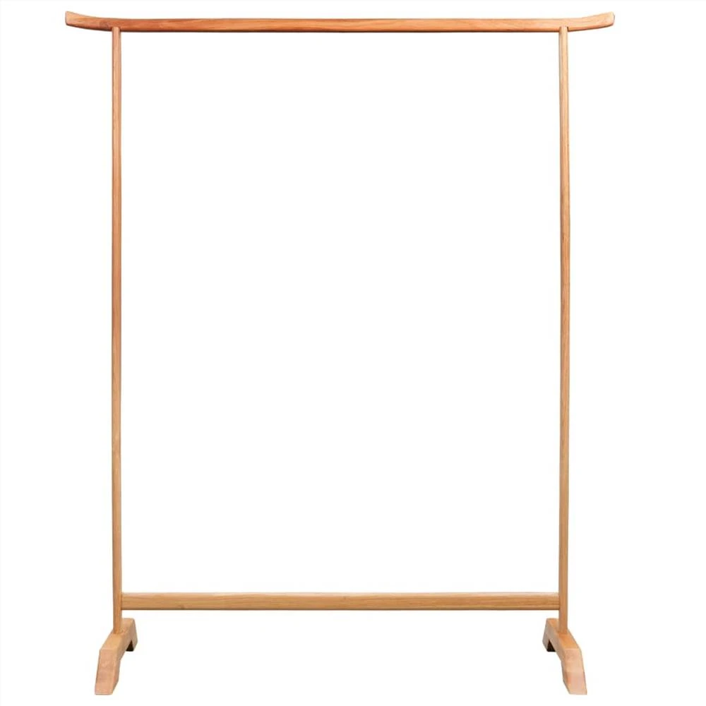 Clothes Rack 125x150 Cm Solid Oak Wood 2 Clothes Rack 125x150 Cm Solid Oak Wood - Image 2