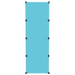 Cube Storage Cabinet For Kids With 12 Cubes Blue PP -JIMMY Shop Cube Storage Cabinet for Kids with 12 Cubes Blue PP 513482 3