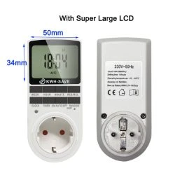 Digital Electric Timer Socket With 10 Configurable Programs, Large LCD Display, 3680W Back-Up Spare Battery - EU Plug -JIMMY Shop Digital Electric Timer Socket EU Plug 517432 3 2