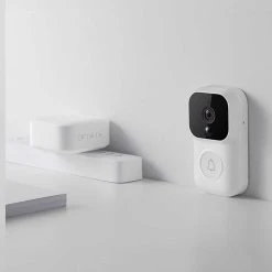 Dingling S Enhanced Version Smart Video Doorbell With Reciever 1080P IR Night Vision AI Face Identification Motion Detection SMS Push Intercom From Xiaomi Youpin - White -JIMMY Shop Dingling S Enhanced version Smart Wireless Doorbell set 890420