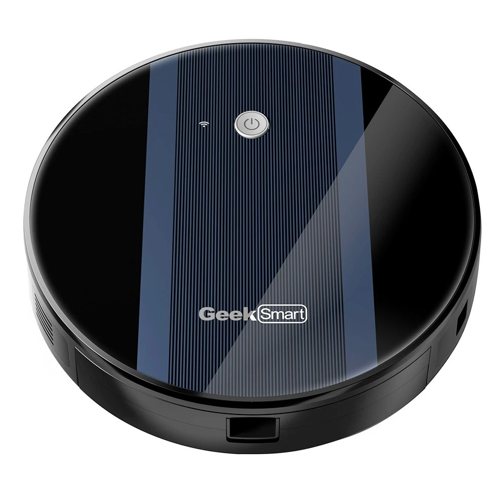 Geek Chef G6 Smart Robot Vacuum Cleaner, Ultra-Thin, 1800Pa Strong Suction, Automatic Self-Charging, 500ml Dustbin, 2600mAh Capacity, 100min Runtime, WiFi Connection, App Control 2 Geek Chef G6 Smart Robot Vacuum Cleaner, Ultra-Thin, 1800Pa Strong Suction, Automatic Self-Charging, 500ml Dustbin, 2600mAh Capacity, 100min Runtime, WiFi Connection, App Control - Image 2
