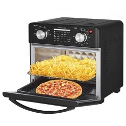 Geek Chef GTO10PB 1400W Air Fryer Oven, 10QT Capacity Multifunctional Toaster Oven, 360 Degree Hot Air Circulation 8 Geek Chef GTO10PB 1400W Air Fryer Oven, 10QT Capacity Multifunctional Toaster Oven, 360 Degree Hot Air Circulation -JIMMY Shop Geek Chef GTO10PB 1400W Air Fryer Oven 519100 2