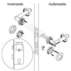 Exitec H02 Intelligent Electronic Combination Lock Smart Keyless Anti-theft Door Lock IOS Android Bluetooth APP Remote Control - Silver -JIMMY Shop H02 Intelligent Electronic Combination Lock Silver 906155