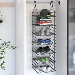Hanging Closet Organiser With 7 Shelves