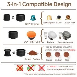HiBREW H4 Portable Car Coffee Machine, 15 Bar Pressure, DC 12V Espresso Coffee Maker With Adapter Storage Bag Bracket 9 HiBREW H4 Portable Car Coffee Machine, 15 Bar Pressure, DC 12V Espresso Coffee Maker With Adapter Storage Bag Bracket -JIMMY Shop HiBREW H4 Portable Car Coffee Machine 508853 3