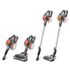 ILIFE H50 Cordless Handheld Vacuum Cleaner, 10KPa Suction, 0.2L Dust Cup, 2200mAh Detachable Battery, 40min Runtime - Grey