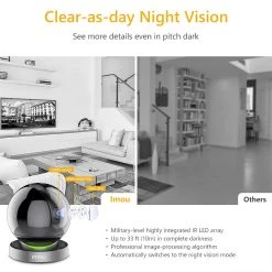 IMOU REX 2MP WiFi IP Camera 360 Indoor AI Human Detection Camera Night Vision PTZ Surveillance Camera Smart Home -JIMMY Shop Imou REX 2MP Wifi IP Camera 360 Indoor AI Human Detection Camera 501359 4
