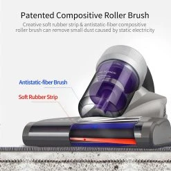 JIMMY JV35 Handheld Anti-mite Vacuum Cleaner High Temperature UV Acaricide 14Kpa Strong Suction 700W Power 5S Rapid Heating Dust Collector International Version From Xiaomi Youpin - Gray -JIMMY Shop JIMMY JV35 Anti mite Vacuum Cleaner Gray 899877