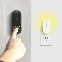Kangaroo A0008 Smart WiFi Camera Doorbell With Chime, Infrared Night Vision, Motion Detection, Battery Powered US Plug -JIMMY Shop Kangaroo A0008 Smart WiFi Video Doorbell with Chime 518434 4