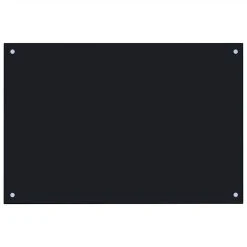 Kitchen Backsplash Black 90x60 Cm Tempered Glass 8 Kitchen Backsplash Black 90x60 Cm Tempered Glass -JIMMY Shop Kitchen Backsplash Black 90x60 cm Tempered Glass 449202 2