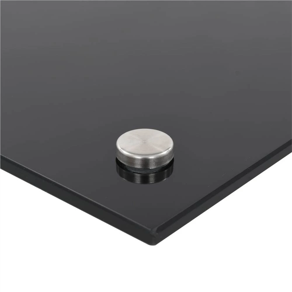 Kitchen Backsplash Black 90x60 Cm Tempered Glass 5 Kitchen Backsplash Black 90x60 Cm Tempered Glass - Image 5
