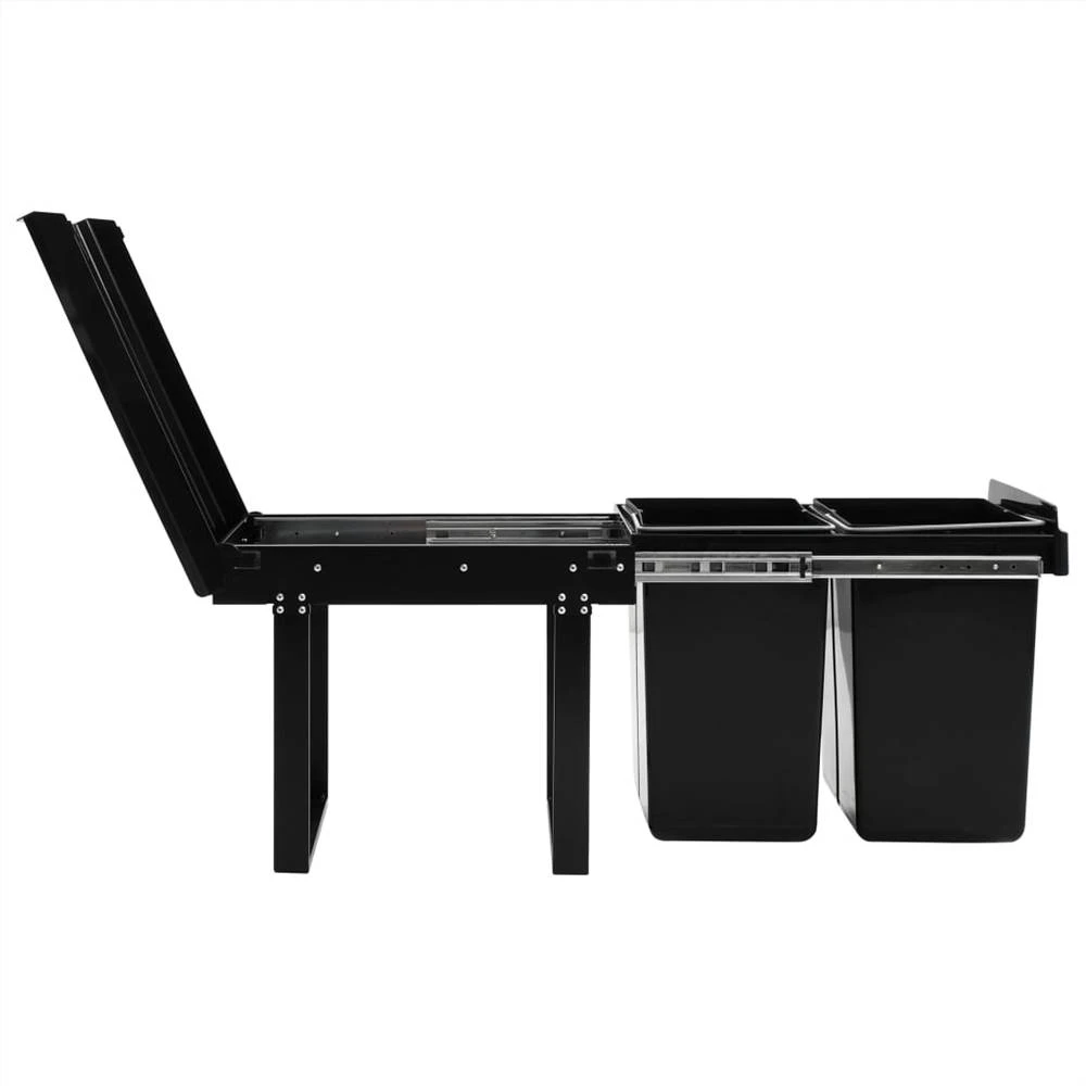 Kitchen Cupboard Pull-out Recycled Dustbin Soft-Close 48 L 5 Kitchen Cupboard Pull-out Recycled Dustbin Soft-Close 48 L - Image 5