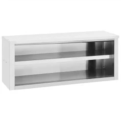 Kitchen Wall Cabinet 120x40x50 Cm Stainless Steel