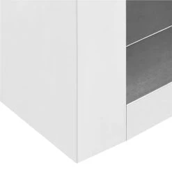 Kitchen Wall Cabinet 120x40x50 Cm Stainless Steel -JIMMY Shop Kitchen Wall Cabinet 120x40x50 cm Stainless Steel 457322 5
