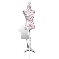 Ladies Bust Display Mannequin Cotton White With Rose -JIMMY Shop Ladies Bust Display Mannequin Cotton White With Rose 492376 4