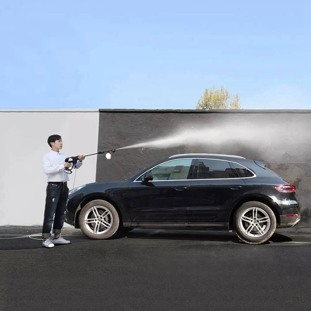 Lekong Lithium Battery High-Pressure Cleaning Gun Wireless Portable Handheld Car Washing Gun From Xiaomi Youpin - Blue & Black 4 Lekong Lithium Battery High-Pressure Cleaning Gun Wireless Portable Handheld Car Washing Gun From Xiaomi Youpin - Blue & Black - Image 4