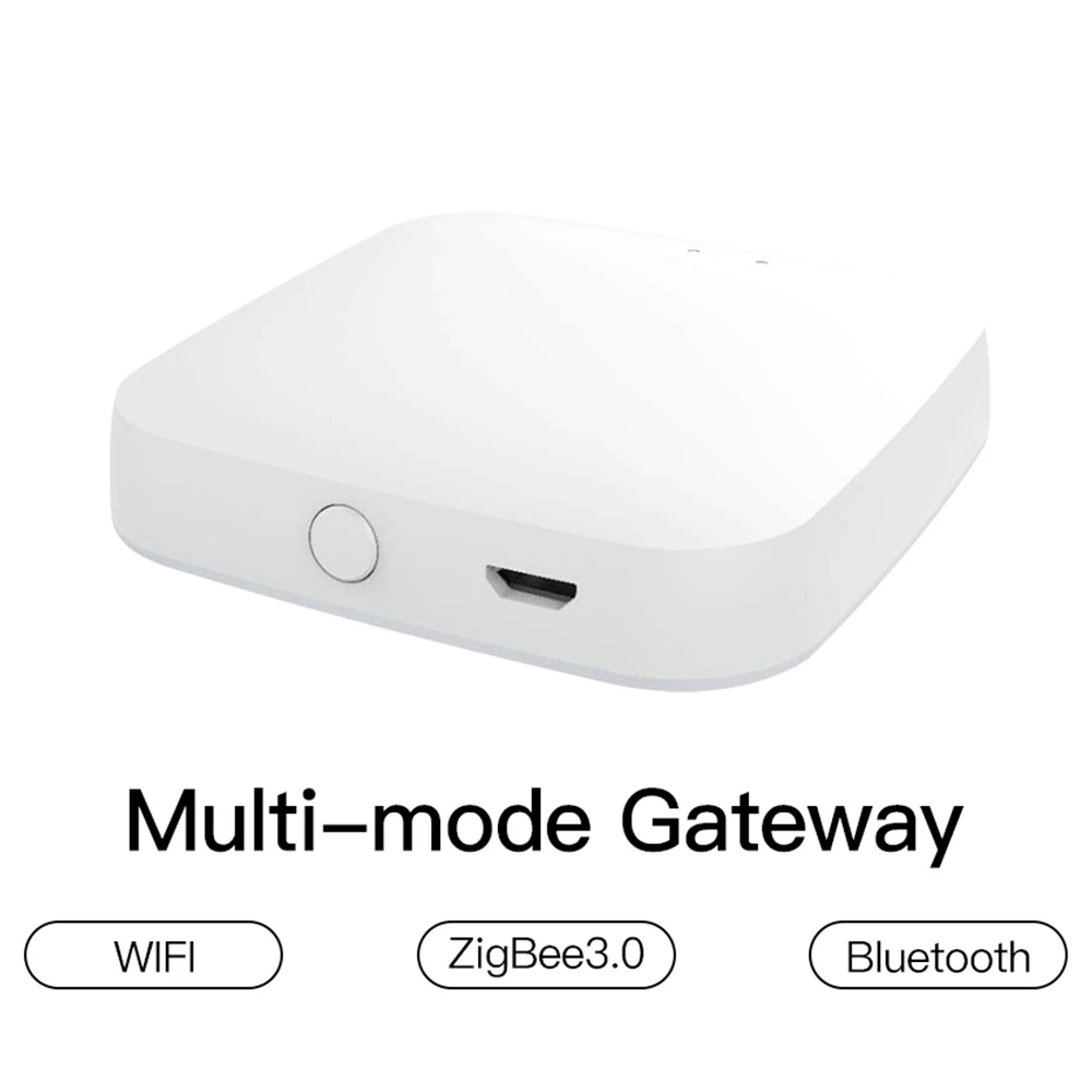 Moeshouse Multi-mode Smart Gateway ZigBee3.0 WiFi Bluetooth Mesh Hub Work With Tuya Smart App Voice Control Via Alexa Google Home 2 Moeshouse Multi-mode Smart Gateway ZigBee3.0 WiFi Bluetooth Mesh Hub Work With Tuya Smart App Voice Control Via Alexa Google Home - Image 2