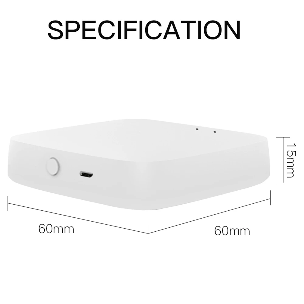 Moeshouse Multi-mode Smart Gateway ZigBee3.0 WiFi Bluetooth Mesh Hub Work With Tuya Smart App Voice Control Via Alexa Google Home 6 Moeshouse Multi-mode Smart Gateway ZigBee3.0 WiFi Bluetooth Mesh Hub Work With Tuya Smart App Voice Control Via Alexa Google Home - Image 6