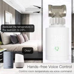 Moeshouse Tuya ZigBee3.0 Thermostatic Radiator Valve + Moeshouse Multi-mode Smart Gateway -JIMMY Shop Moeshouse ZigBee Radiator Thermostat 494839 2