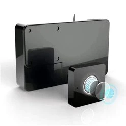 Portable Automatic Smart Fingerprint Electronic Lock Anti-theft Padlock Waterproof USB Charging Long Battery Life 360-degree Upgrade Chip 0.5s Recognition Luggage Suitcase Lock - Black -JIMMY Shop Portable Automatic Smart Fingerprint Electronic Lock Black 900697