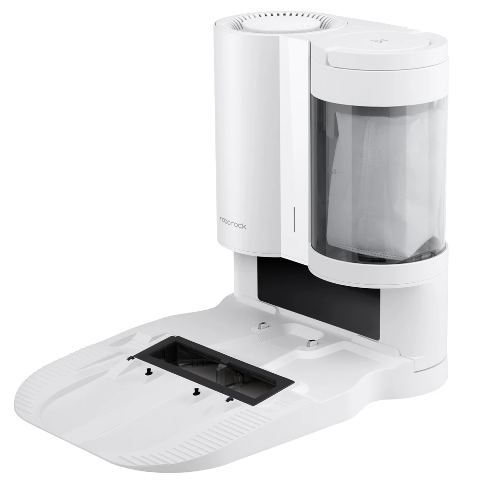 Roborock Auto-Empty Dock For Roborock S7/S7 MaxV Automatic Suction Station Intelligent Dust Collection Constant Suction Power 1.8L Dust Bag Support Allergy Care Works With Dustbag Or Cyclone - White 2 Roborock Auto-Empty Dock For Roborock S7/S7 MaxV Automatic Suction Station Intelligent Dust Collection Constant Suction Power 1.8L Dust Bag Support Allergy Care Works With Dustbag Or Cyclone - White - Image 2