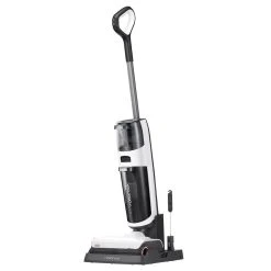 Roborock Dyad Pro Smart Cordless Wet And Dry Vacuum Cleaner 17000Pa Powerful Suction Dual Rollers Edge Cleaning Self-Cleaning Hot Air Self-Drying 43Mins Runtime LED Display App Control & Voice Alerts - Black
