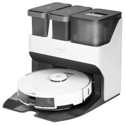 JIMMY Shop 13 Roborock S7 Pro Ultra Robot Vacuum Cleaner Self-Cleaning & Emptying 5100Pa Powerful Suction 5200mAh Battery 30% Faster Charging LDS Navigation 400ml Dustbin Sonic Mopping Auto-Lifting Mop Alexa Google Home App Control - White