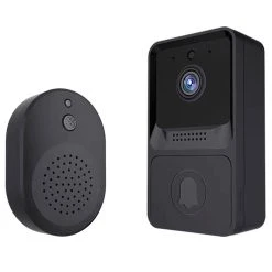 S1 Smart Wireless Door Camera With Chime, Night Vision, 2.4GHz WiFi, 2-Way Audio, Call Receivers For IOS & Android