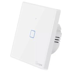 SONOFF T0EU1C-TX 1 Gang Smart WiFi Wall Light Switch APP/Google Home/Nest & Alexa