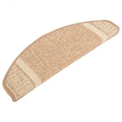 Self-adhesive Carpet Stair Treads 15 Pcs Light Brown 65x25 Cm -JIMMY Shop Self adhesive Carpet Stair Treads 15 pcs Light Brown 65x25 cm 514470 2