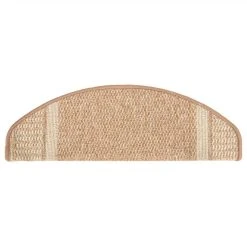 Self-adhesive Carpet Stair Treads 15 Pcs Light Brown 65x25 Cm -JIMMY Shop Self adhesive Carpet Stair Treads 15 pcs Light Brown 65x25 cm 514470 4