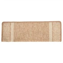 Self-adhesive Carpet Stair Treads 15 Pcs Light Brown 65x25 Cm -JIMMY Shop Self adhesive Carpet Stair Treads 15 pcs Light Brown 65x25 cm 514473 4