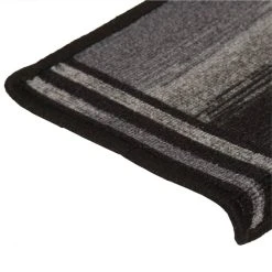 Self-adhesive Stair Mats 15 Pcs 65x25 Cm Black And Grey -JIMMY Shop Self adhesive Stair Mats 15 pcs 65x25 cm Black and Grey 460356 4