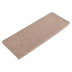 Self-adhesive Stair Mats 15 Pcs 65x28 Cm Beige -JIMMY Shop Self adhesive Stair Mats 15 pcs 65x28 cm Beige 512669 2