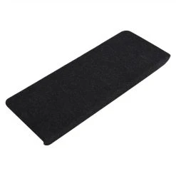 Self-adhesive Stair Mats 15 Pcs 65x28 Cm Black -JIMMY Shop Self adhesive Stair Mats 15 pcs 65x28 cm Black 510558 3