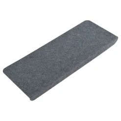 Self-adhesive Stair Mats 15 Pcs 65x28 Cm Grey -JIMMY Shop Self adhesive Stair Mats 15 pcs 65x28 cm Grey 510138 3