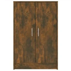 Shoe Cabinet Smoked Oak 60x35x92 Cm Engineered Wood -JIMMY Shop Shoe Cabinet Smoked Oak 60x35x92 cm Engineered Wood 514748 5