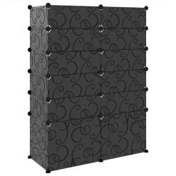 Shoe Rack Black 94x37x125 Cm PP 10 Shoe Rack Black 94x37x125 Cm PP -JIMMY Shop Shoe Rack Black 94x37x125 cm PP 513480 4