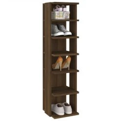 Shoe Rack Brown Oak 25x27x102 Cm Engineered Wood -JIMMY Shop Shoe Rack Brown Oak 25x27x102 cm Engineered Wood 513256 4